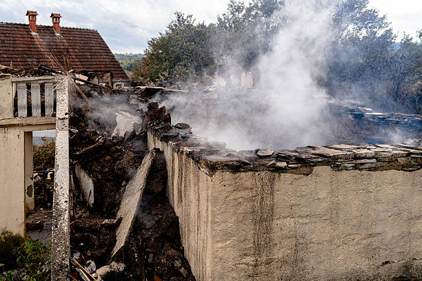 Professional Soot Cleanup technician working in Buffalo, TX